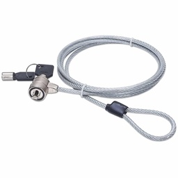 [766623440271-M] Candado  Laptop Manhattan Llave 1.4m, Gris 440271