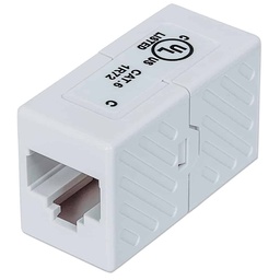 [766623504751-I] Cople  Rj45-rj45 Cat6 Intellinet Modular Hembra A Hembra Blanco 504751