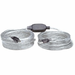 [766623510424-M] Cable  Usb Manhattan V2.0 A-b 11.0m Activo 510424