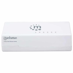 [766623560672-M] Switch Ethernet Manhattan 5 Ptos Blanco Mh 560672