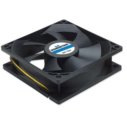 [766623700320-M] Ventilador  Gabinete/fuente Manhattan 80mm Negro 700320