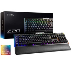 [843368066796-E] Teclado  Evga Z20 Gamer Rgb Mecanico Switch Clicky (812-w1-20sp-k2)