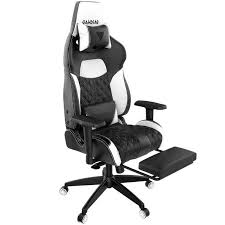 [Dim-28265] SILLA PARA GAMING GAMDIAS ACHILLES P1L NEGRO/BLANCO MAX200KG RECLINABLE CON RGB