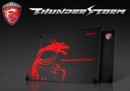 [Dim-22601] MOUSEPAD GAMING MSI THUNDERSTORM ALUMINIUM DOBLE LADO 320x225x2 MM