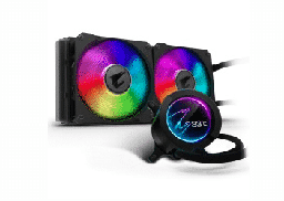 [Dim-AORUS280] WATERCOOLING GIGABYTE AORUS ALL IN ONE 280 MM PARA CPU 140MM 2300RPM WATERFORCE