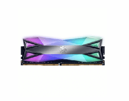[dim-AX4U32008G16A-ST60-1] MEMORIA DDR4 ADATA XPG D60 RGB 8GB TITANIO 3200Mhz (AX4U32008G16A-ST60)PUE