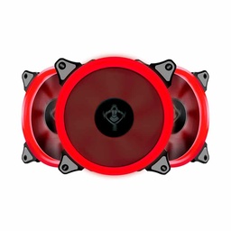 [YCT-050720R] Ventilador                                                                                                                                                                                                                                                                                                                                                                                                                                                                                                                Gamer Yeyian Led Rojo Yct-050720r Typhoon, 120mm, 3pzas