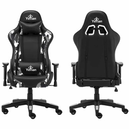 [YFRS-051820] Silla Gaming Yeyian Yfrs-051820 Ryuji Snow Camo,pol/nyl, Soporta150kg