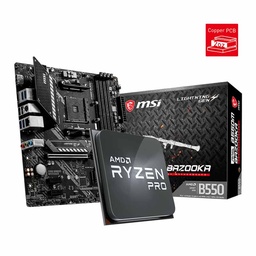 [Dim-SET-4750G+B550M-BAZOOKA-1] Set     AMD Ryzen 7 Pro 4750g +tarjeta Madre MSI Mag B550m Bazooka AM4