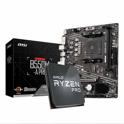 [Dim-SET4750-B550M-A-PRO-1] SET AMD RYZEN 4750G + TARJETA MADRE MSI B550M-A PRO SOCKET AM4 RYZEN