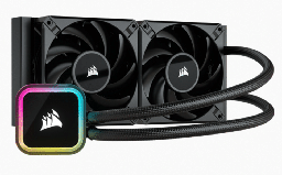 [dim-CW-9060058-WW] Enfriamiento  Liquido Corsair H100i Elite RGB 240mm Cw-9060058-ww Pue