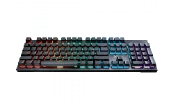 [dim-INFAREX K10-1] Teclado Gamer XPG INFAREX K10 RGB Teclado Membrana-Mecánico Alámbrico Negro