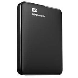 [dim-WDBU6Y0020BBK-WESN] "Disco duro externo WD Elements 2TB 3.0 negro - ¡Almacenamiento confiable y eficiente para tus datos!"