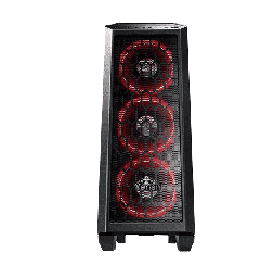 [dim-YNH-B2101-1] Gabinete Yeyian Blade 2101 con Ventana LED Rojo, Midi-Tower, ATX/Micro-ATX, USB 2.0/3.1, sin Fuente, Negro