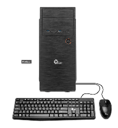 [QPA-OPCA04-01] Qian       Computadora Opc A04-01 Ryzen 5 5600g - 8gb Ddr4 - 240gb Nvme