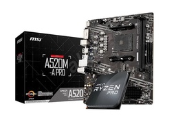 [Dim-30726-1] SET PROCESADOR AMD RYZEN 7 PRO 4750G 3.6GHZ + TARJETA MADRE MSI A520M-A PRO SERIES RYZEN
