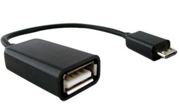 [CABRBT1040] Cable USB a OTG BROBOTIX 097242 - USB, Negro