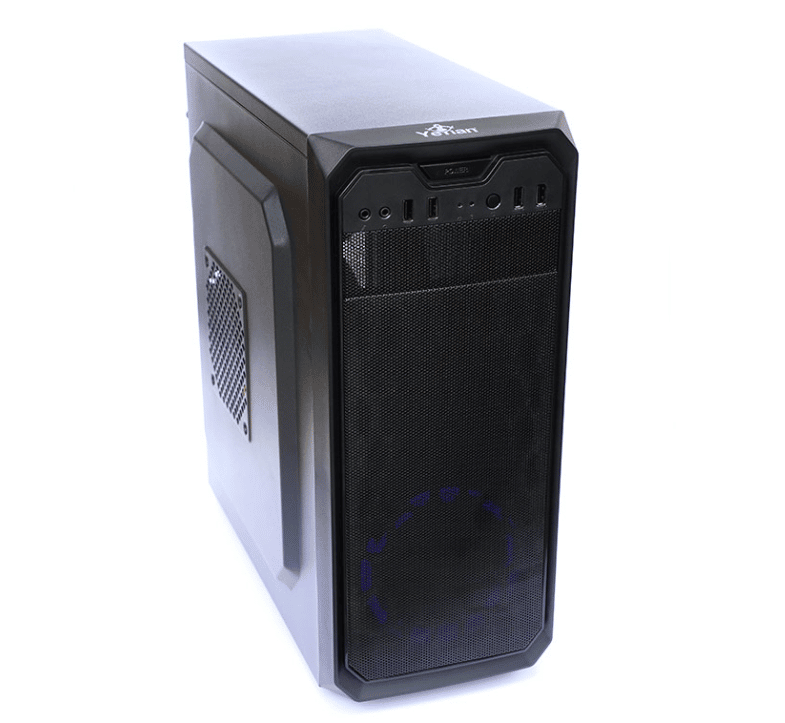 Factor de forma: Midi-Tower Tarjetas madre soportadas: ATX Cantidad de puertos USB 2.0: 2 Cantidad de puertos USB 3.0: 2 Fuente de alimentación incluida:  Disco duro soportado: 3.5″, 2.5″ Ventiladores frontales instalados: 1x 120 mm Ventiladores traseros instalados: