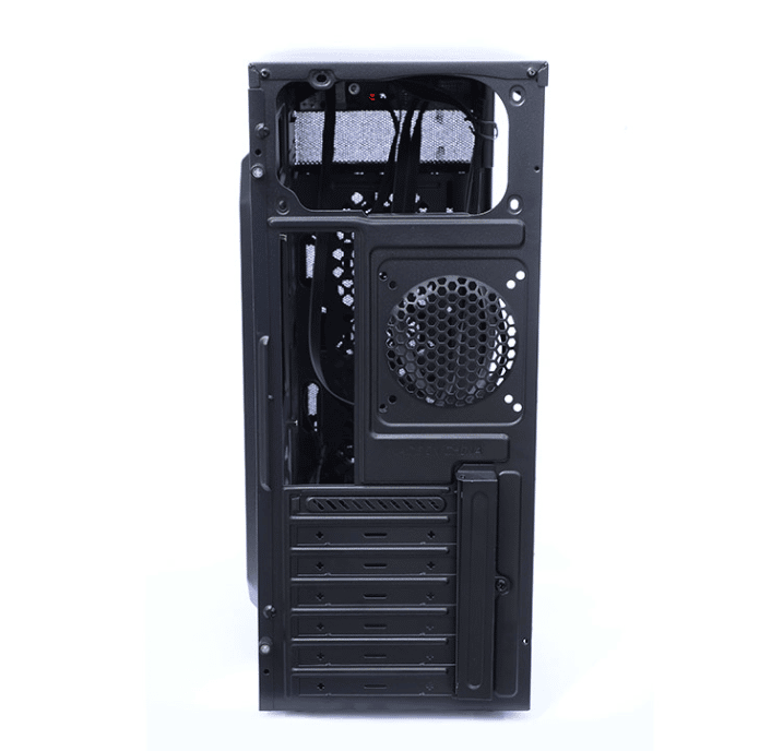 Factor de forma: Midi-Tower Tarjetas madre soportadas: ATX Cantidad de puertos USB 2.0: 2 Cantidad de puertos USB 3.0: 2 Fuente de alimentación incluida:  Disco duro soportado: 3.5″, 2.5″ Ventiladores frontales instalados: 1x 120 mm Ventiladores traseros instalados: