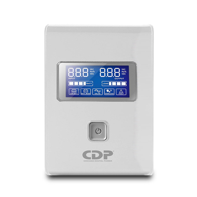 No-Break CDP R-SMART 751 (6) - 375 W, Negro, Color blanco