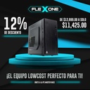 COMPUTADORA FLEXONE AMD RYZEN 4700S 8 CORES 16GB RAM GRAFICOS RX550 2GB SSD WD 480GB GABINETE GABINETE ACTECK FUSION X500 500GW RGB