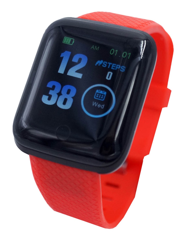 Reloj                                                                                                                                                                                                                                                                                                                                                                                  Inteligente  Highlink Square Bracelet - Rojo