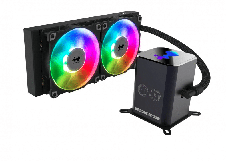 Enfriamiento Líquido Para Cpu In Win Sr24 Pro 2400mm Doble Bomba Argb 2x Fans