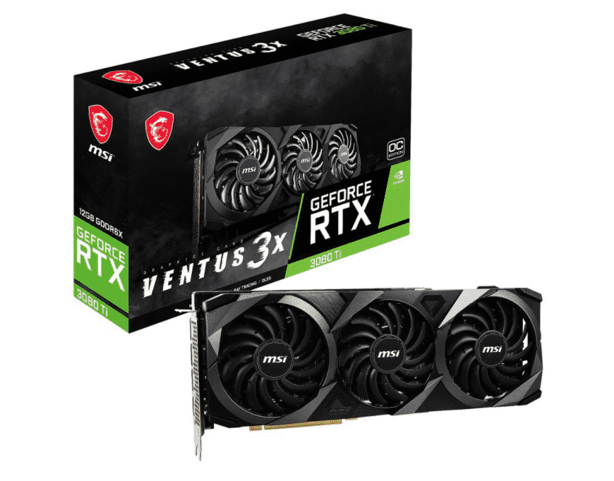 Tarjeta               De Video MSI Ventus Geforce RTX 3080 Ti 12gb Gddr6x PCI Express 4.0 Atx Video Card RTX 3080 Ti Ventus 3x 12g OC (openbox)