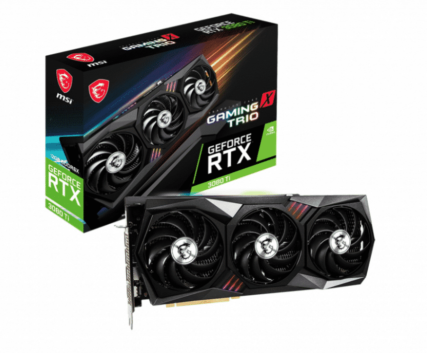 Tarjeta   De Video MSI Nvidia Geforce RTX 3080 Ti Gaming X Trio, 12gb 384-bit Gddr6x, PCI Express 4.0
