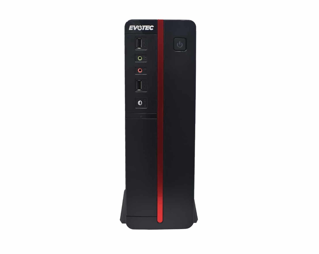 Gabinete                                                                                                                                                                                                                                     Evotec Viena Slim - Gabinete, M-atx, Negro, 600 W