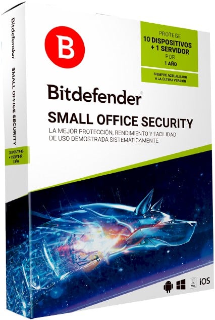 Antivirus                                                                                                                                                                Bitdefender Small Office Security - 10 Usuarios +1 Servidor, Small Office Security