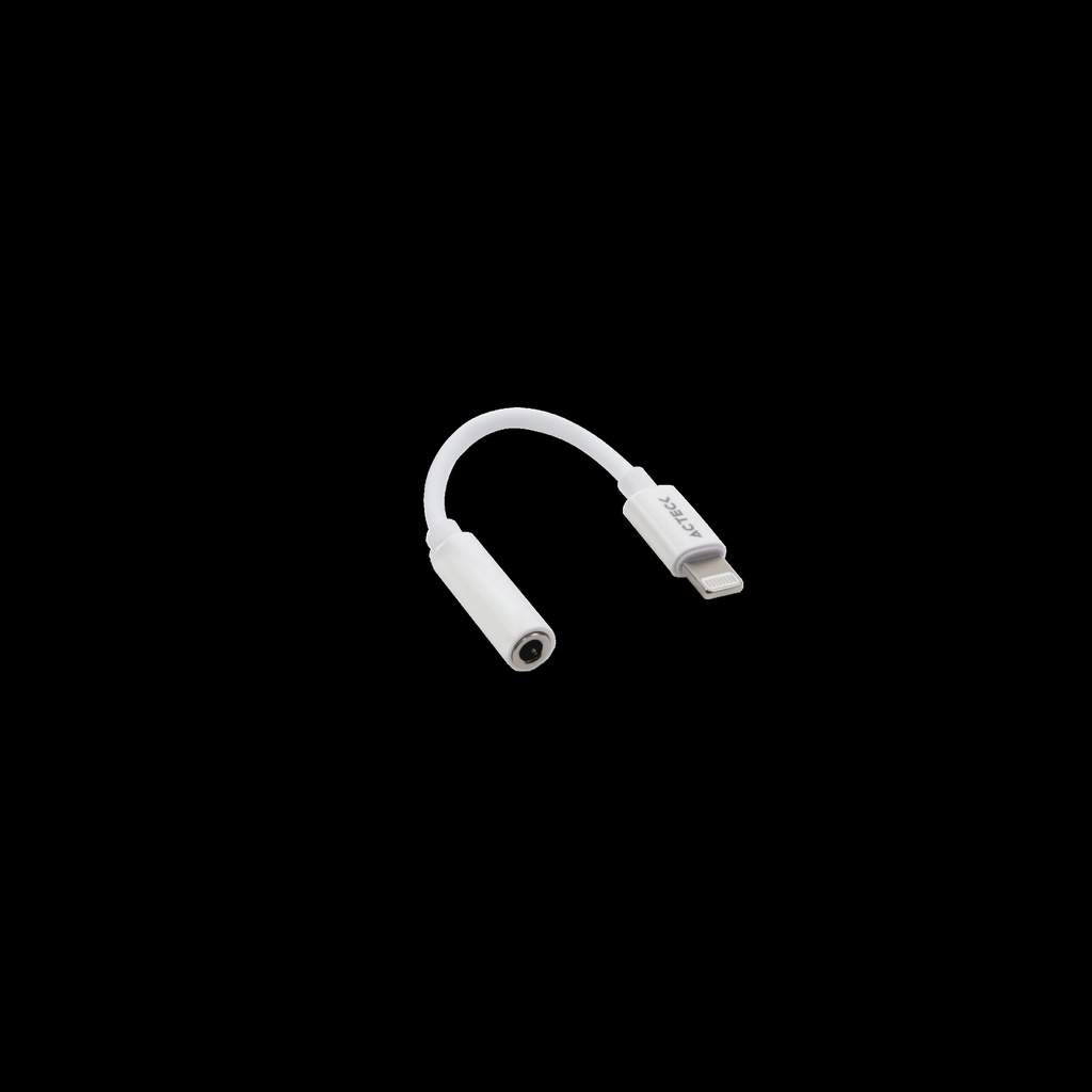 Adaptador                                                                                                                                                                                                                                                                                                                                               Acteck Lightning-3.5mm Shift Plus Al405 M-h Blanco Ac-934848
