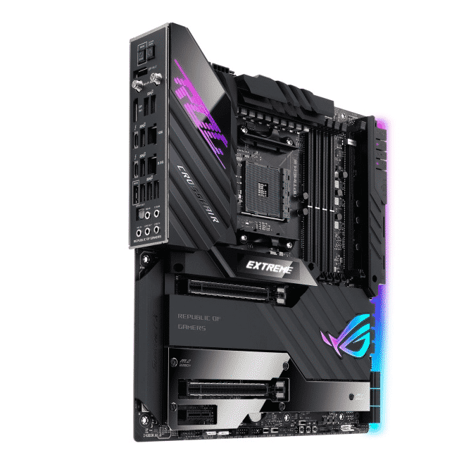Tarjeta     Madre ASUS Atx Extendida ROG Crosshair Viii Extreme, S-am4, AMD X570, 128gb DDR4 Para AMD