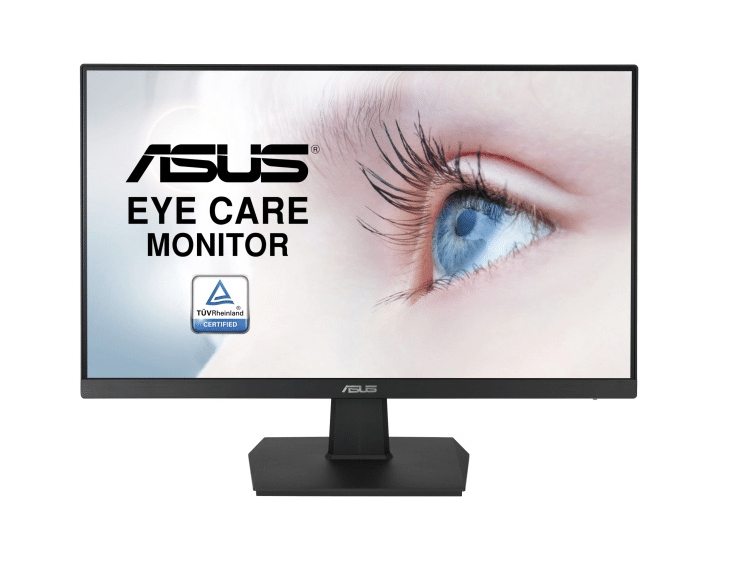 Monitor     ASUS Va247hey Led 23.8″: Full Hd, 75hz, Hdmi, Negro