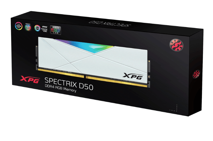 Memoria                             Ram XPG Spectrix D50 Ddr4, 3200mhz, 8gb, Non-ecc, Xmp  Ax4u32008g16a-sw50 Pue