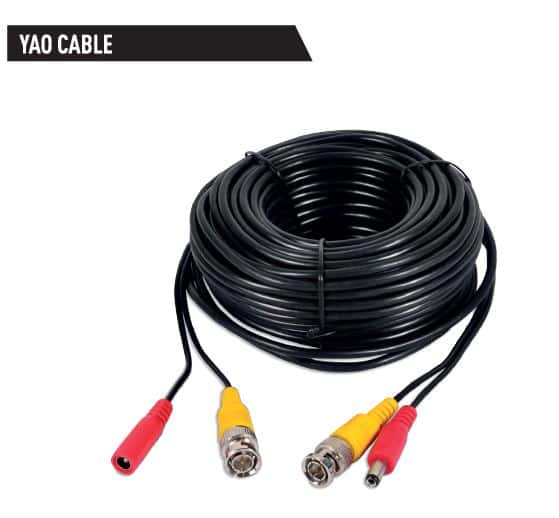 Cable                                                                                                                                                                                                                                                                                                                                                                                                                                                                                                                                                                                                         De Video Qian Yao Qcv1701 18 Mts Conexion Bnc Y Energia