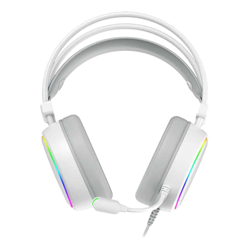 Auricular    Gamer T-dagger Sona Blanco- Sonido 7.1 USB + Iluminación RGB