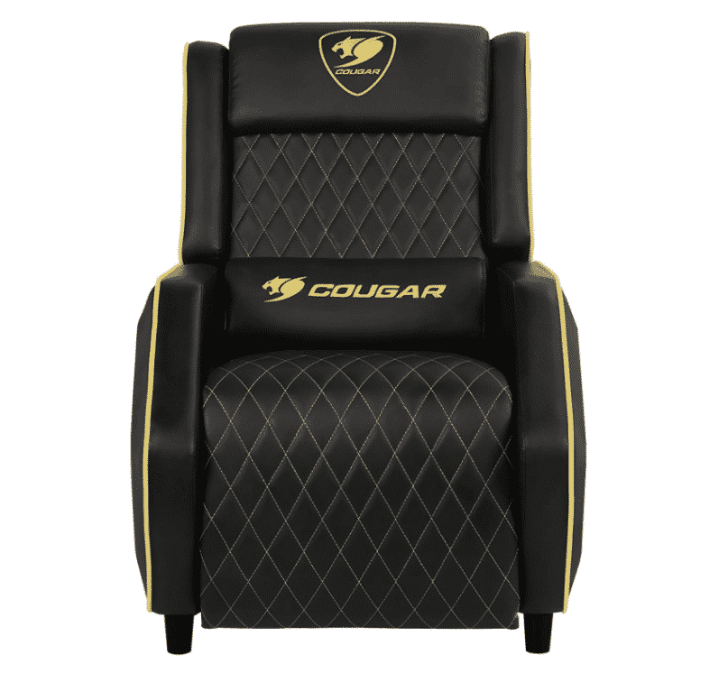 SOFA PARA GAMING COUGAR RANGER ROYAL RECLINABLE 160X64X47CMS NEGRO DORADO
