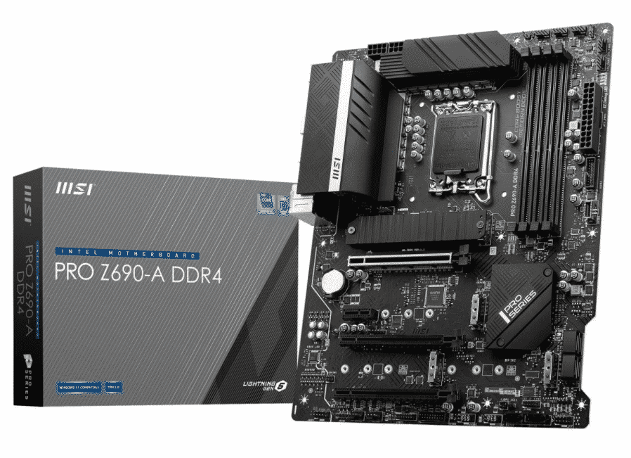 Tarjeta  Madre MSI Pro Z690-a DDR4 Lga Socket 1700 Intel Z690 Sata 6gb/s Atx Intel