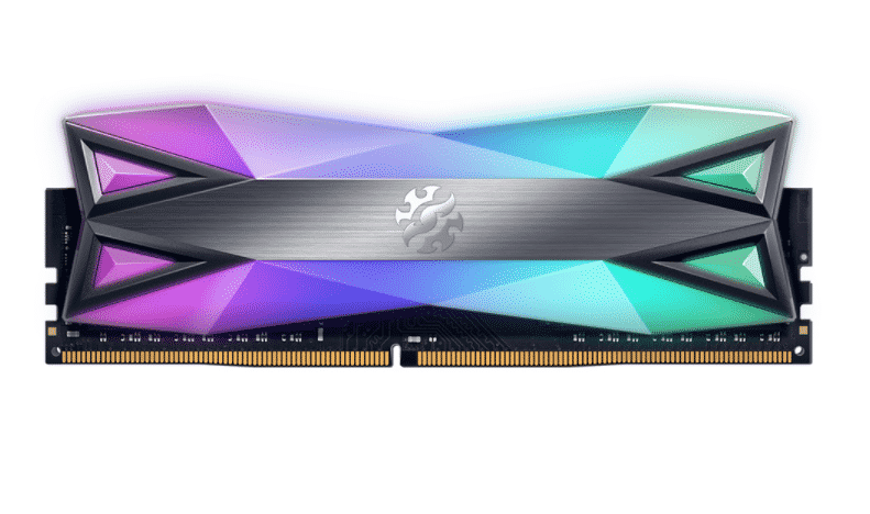 Memoria   DDR4 ADATA XPG D60 RGB 8gb Titanio 3600mhz (ax4u36008g18i-st60)
