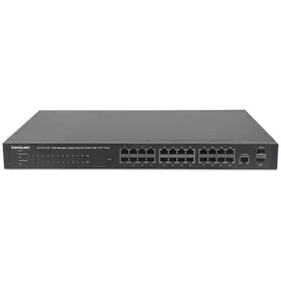 Switch Intellinet Admin Por Web Giga 1000 24pts Poe+ 2pto Sfp 560559