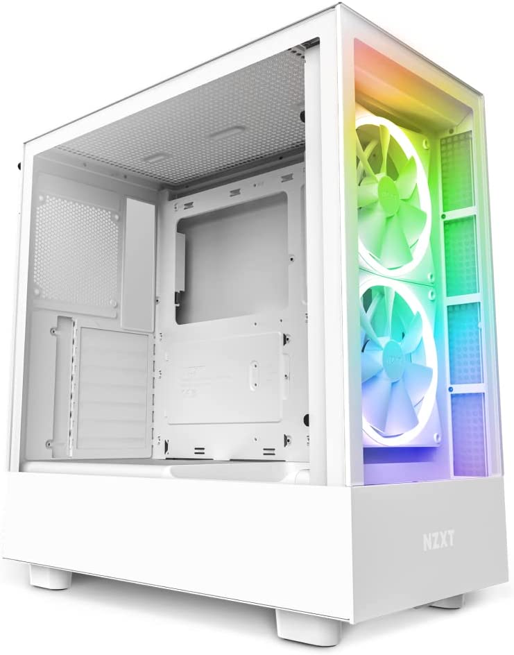Gab                                                                                                                                                                                                                                                                                                                                                                                      Nzxt H5 Elite Mt Mini-itx Eatx  2vent Rgb S/fte Bco  Cc-h51ew-01