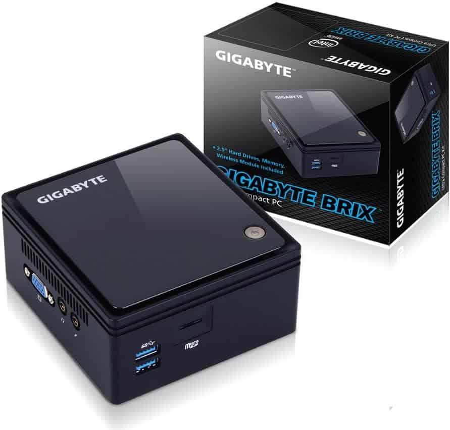 Computadora Brix Gb-bace-3150-b1-bwup Black Ultra Compact Pc Celeron N3150 2.08ghz (remate)