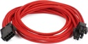 8-pin(4+4pin)       Motherboard Extension Cable 500mm Sku: Ph-cb8p-rd