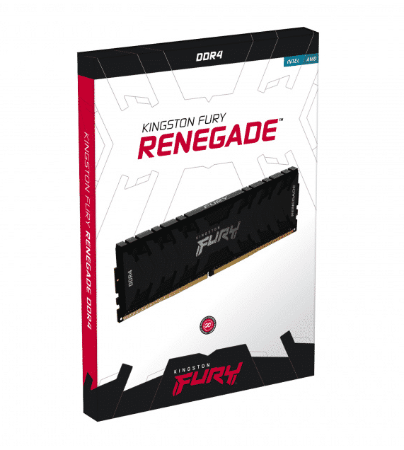 Memoria RAM Kingston FURY Renegade Black DDR4, 3000MHz, 16GB, Non-ECC, CL15, XMP
