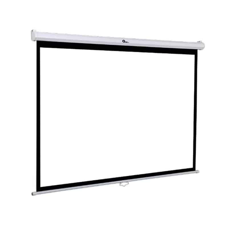 Pantalla                                                                                                                                                                                                 Proyeccion Manual Qian Guding Qpg-69502 100" Blanca Mate (ed)