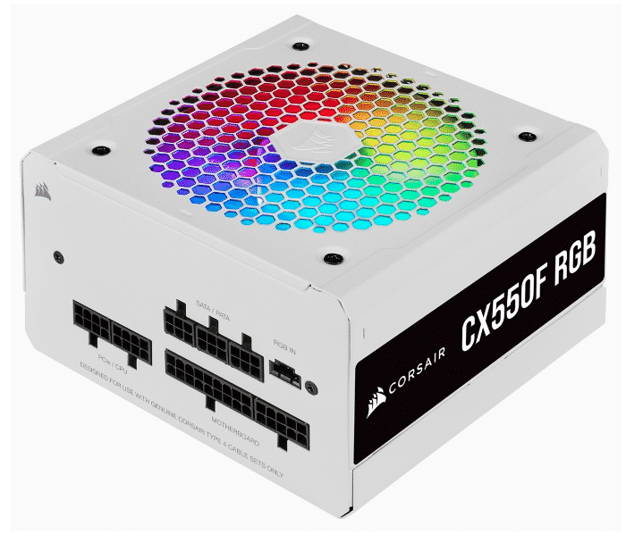 Fuente   De Poder Corsair Cx550f RGB 80 Plus Bronze 550w Cp-9020225-na