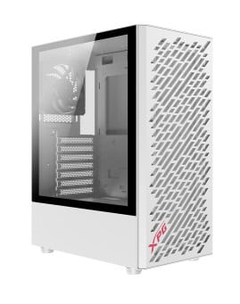 Gabinete            XPG Valor Air Con Ventana, Midi-tower, Atx/mini-itx/micro-atx, USB 3.2, Sin Fuente, 4 Ventiladores Valormeshmt-whcww (openbox)