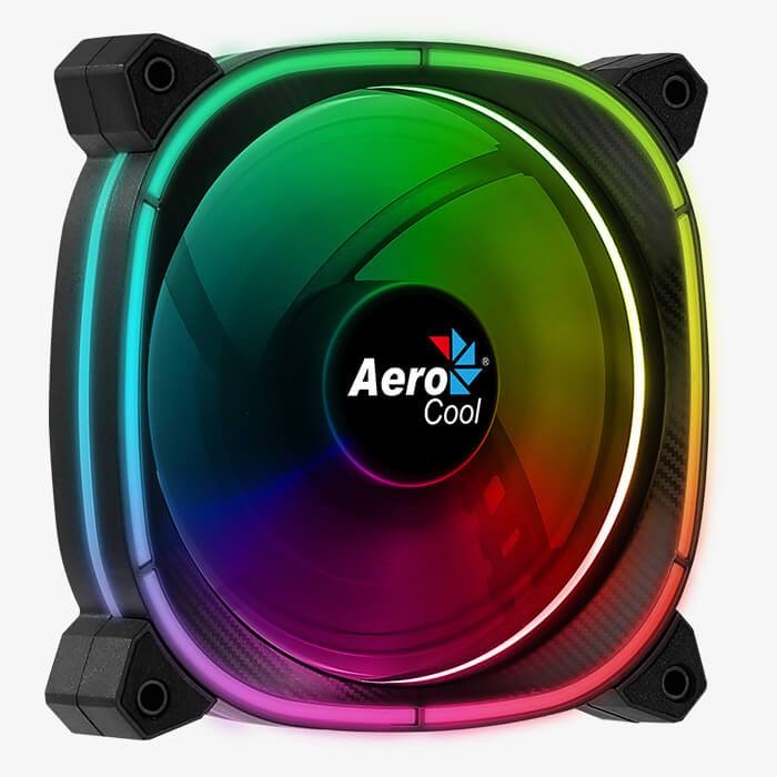 VENTILADOR AEROCOOL 120MM ASTRO 12 ARGB 1000RPM CARBON FIBER STYLE