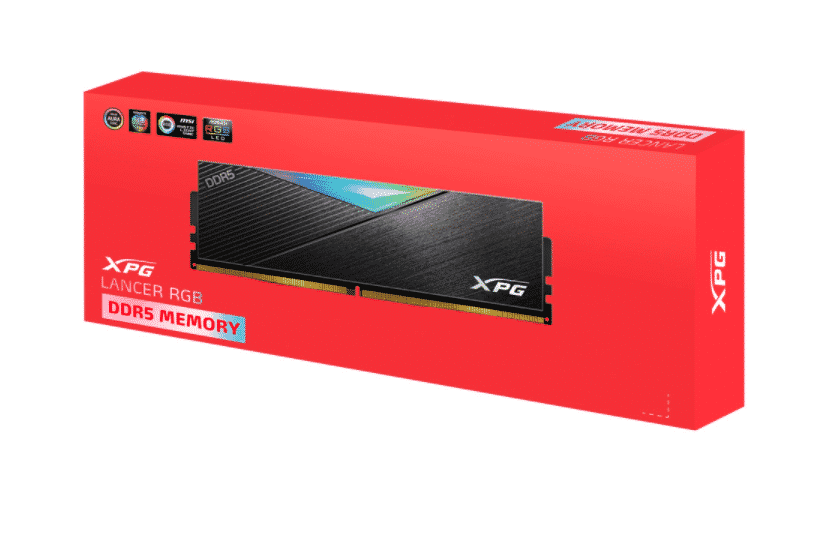 Memoria  Ddr5 XPG Lancer 16gb 6000mhz RGB Blk (ax5u6000c4016g-clarbk)